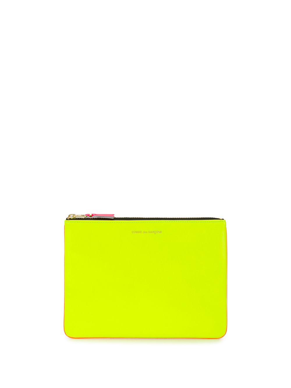 Comme Des Garçons Wallet 拼色拉链钱包 - 黄色