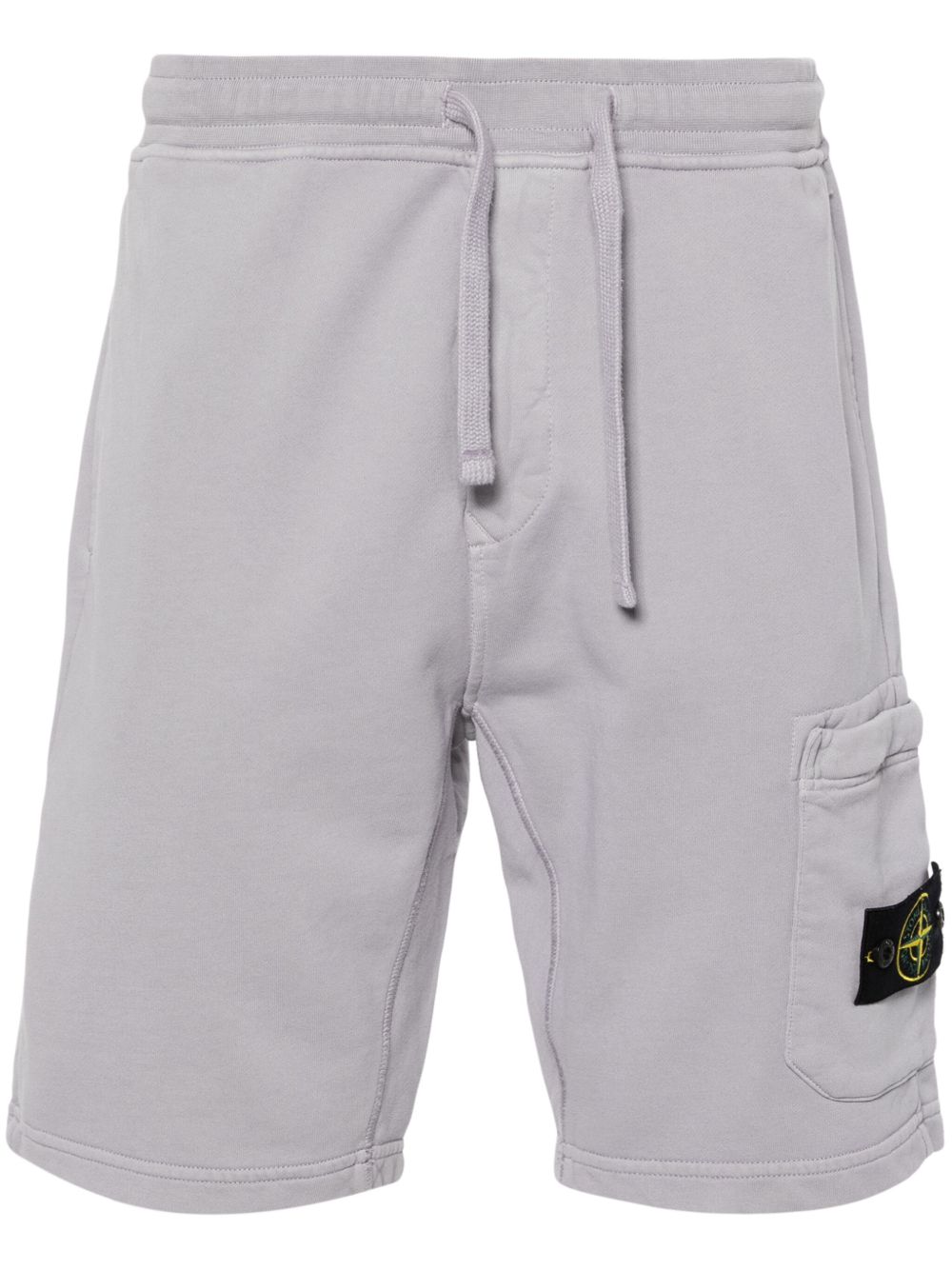 Stone Island 罗盘图案短裤 - 灰色