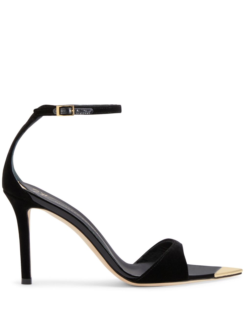 Giuseppe Zanotti Intriigo 尖头高跟凉鞋 - 黑色