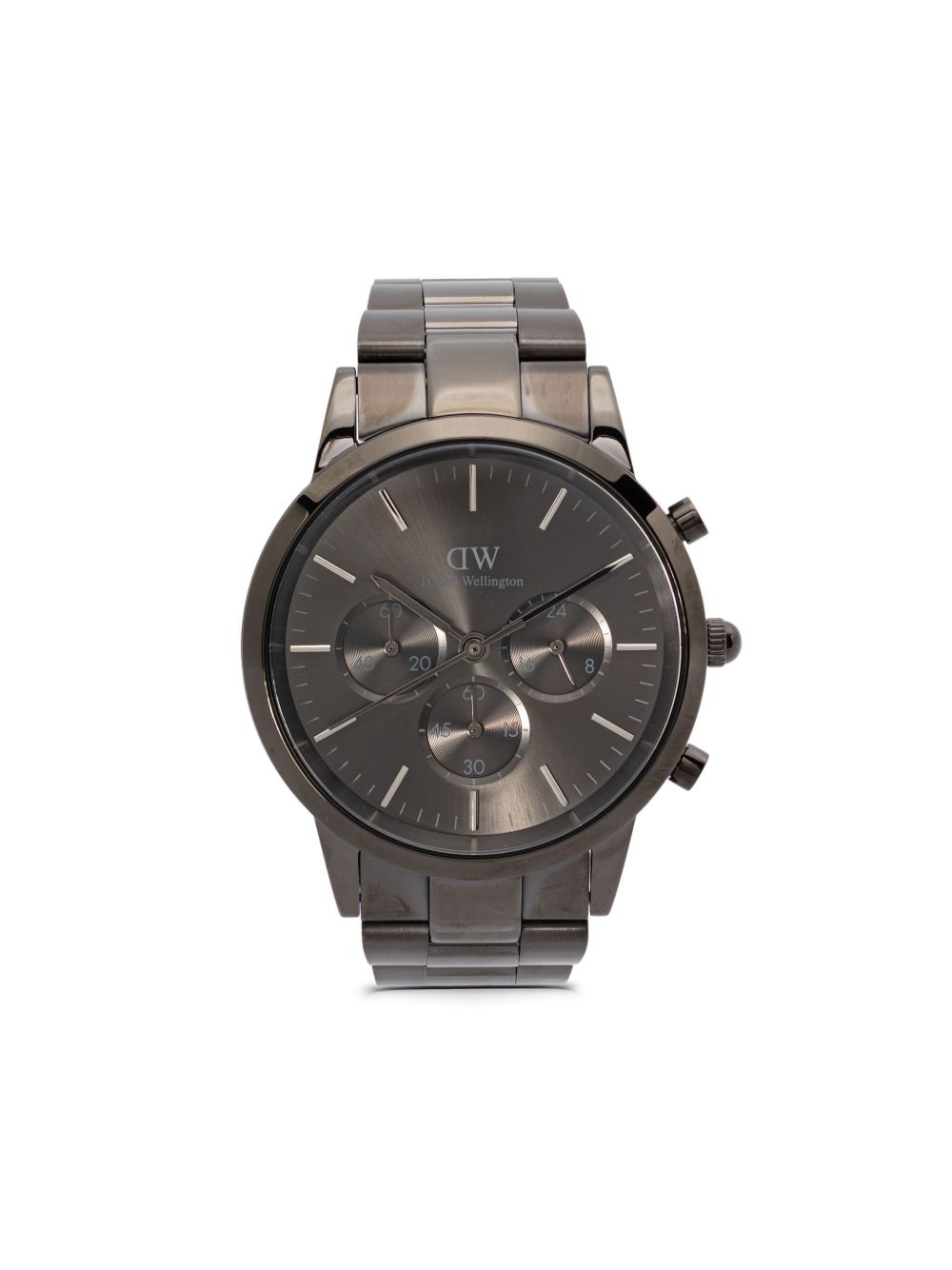 Daniel Wellington Iconic Chronograph Link 42毫米腕表 - 灰色