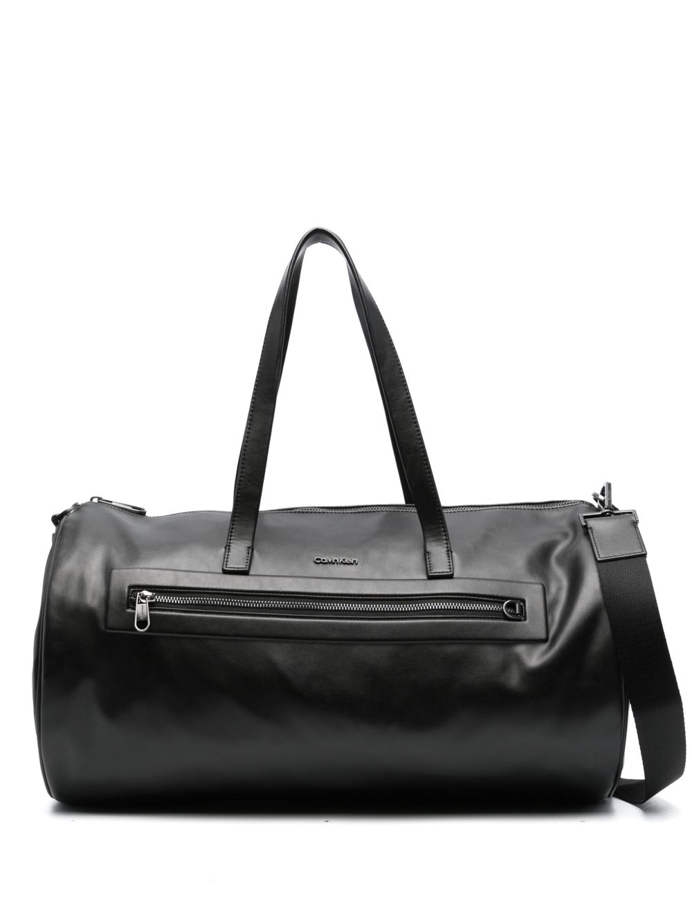 Calvin Klein Elevated Barrel logo旅行包 - 黑色