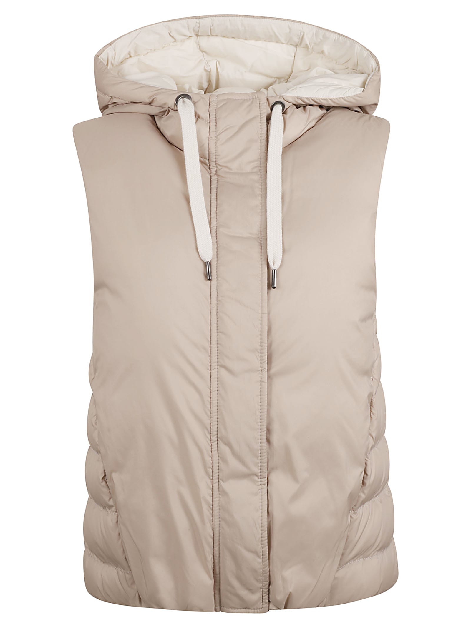 Brunello Cucinelli 拉链连帽马甲