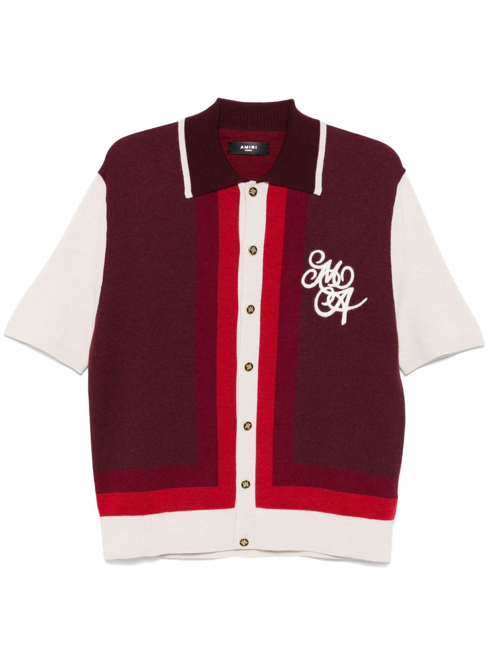 AMIRI MA Swirl polo衫 - 红色