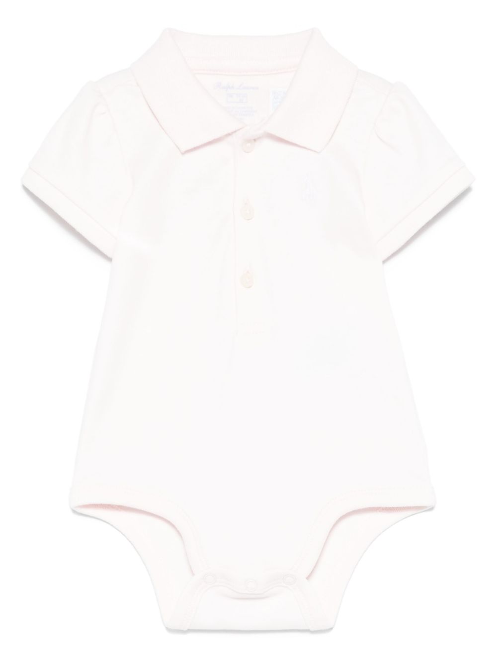POLO RALPH LAUREN KIDS Polo Pony 刺绣连体衣 - 粉色