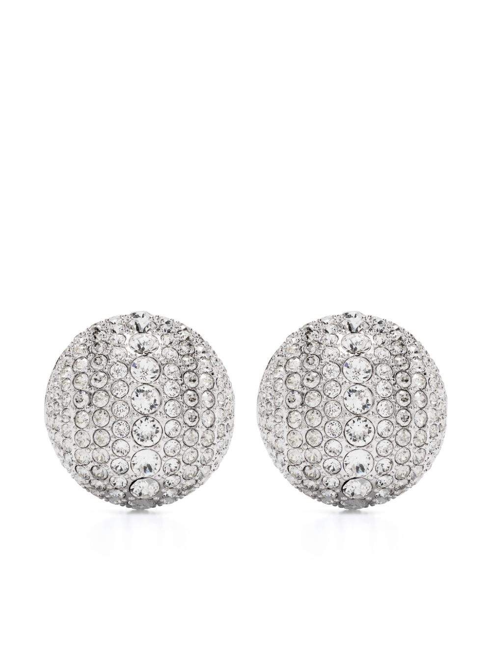 Swarovski Sublima 夹扣式耳环 - 银色
