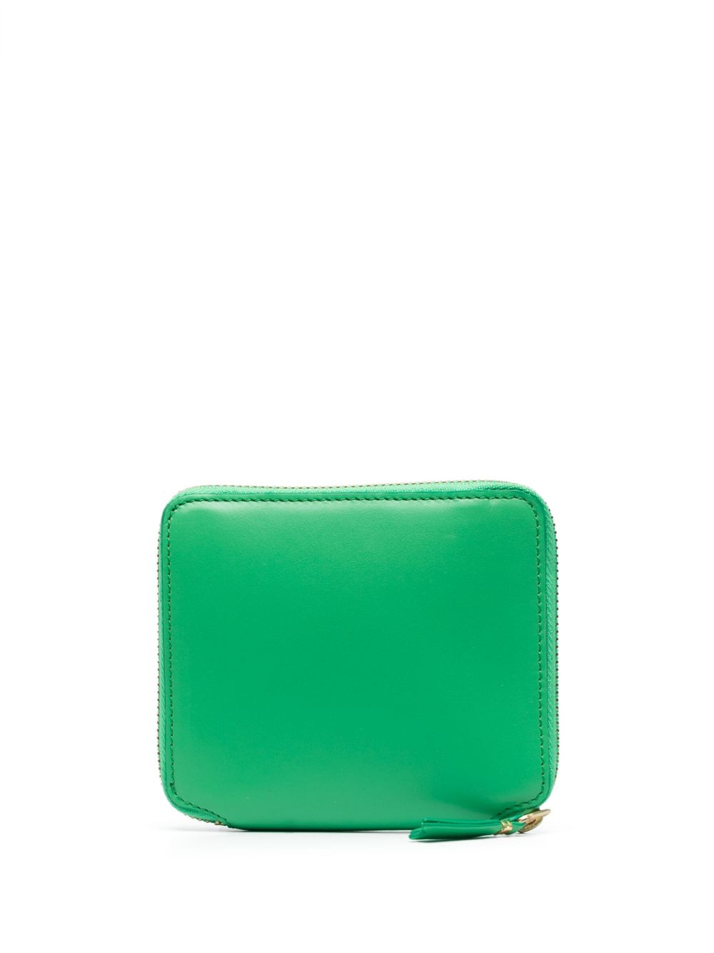 Comme Des Garçons Wallet 皮质拉链钱包 - 绿色