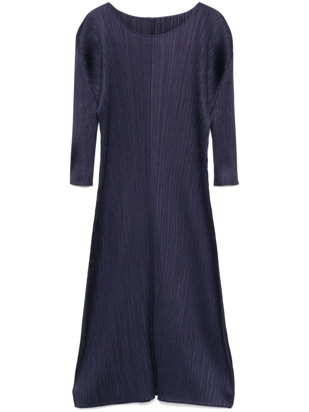 Pleats Please Issey Miyake Monthly Colors: June 中长连衣裙 - 蓝色