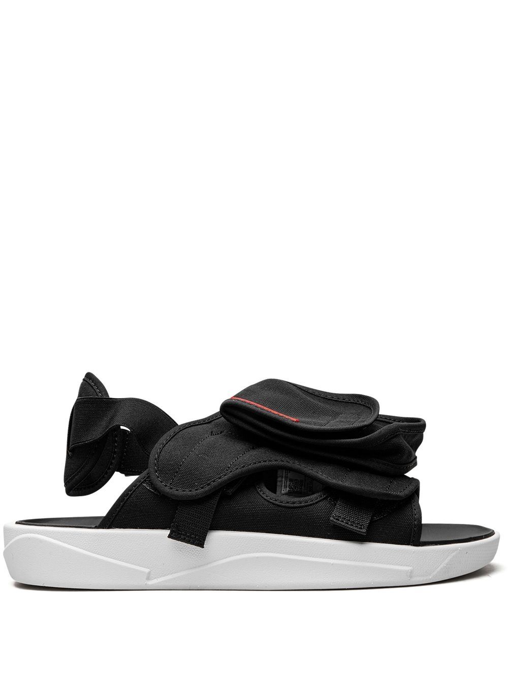 Jordan LS Black 拖鞋 - 黑色