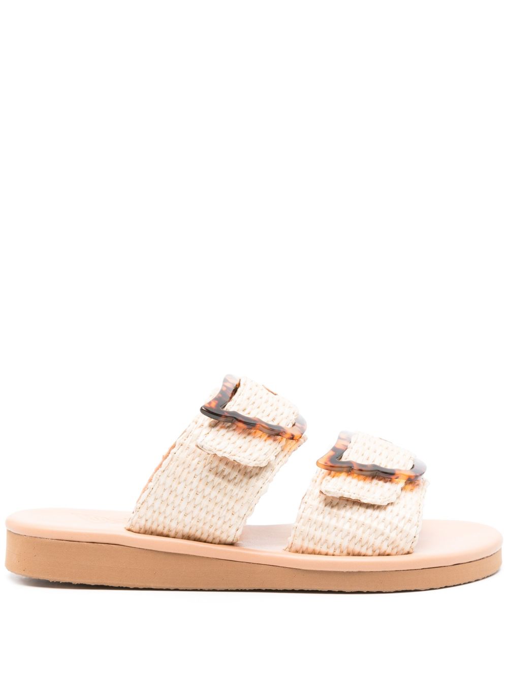 Ancient Greek Sandals Iaso 草编凉鞋 - 中性色