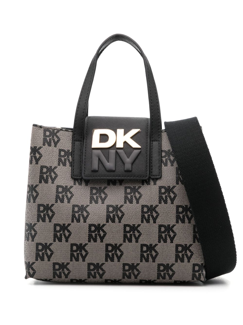 DKNY Faye 帆布手提包 - 黑色