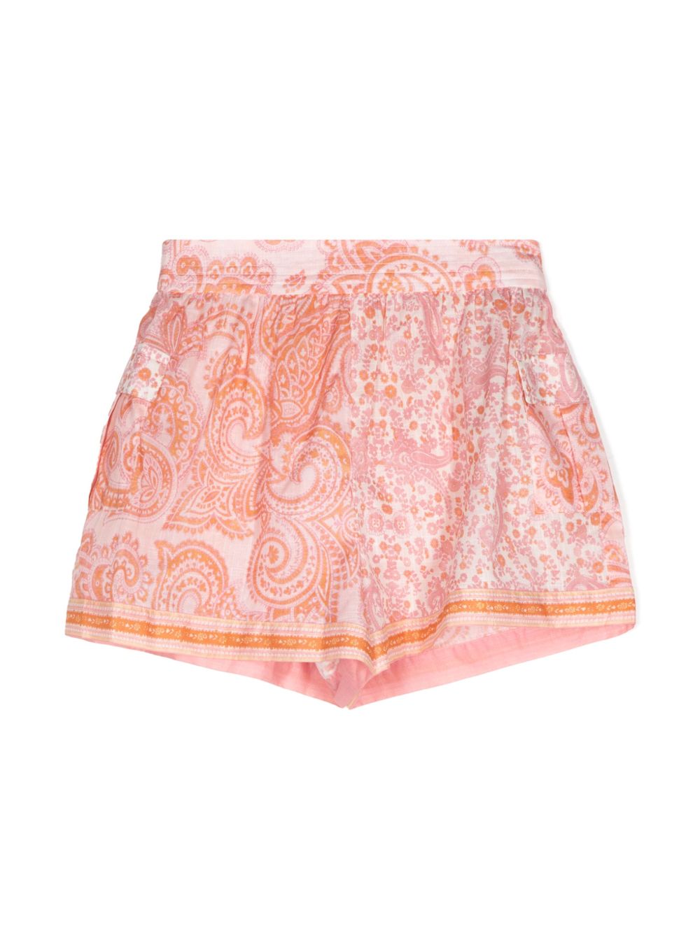 ZIMMERMANN Kids Ottie 短裤 - 粉色