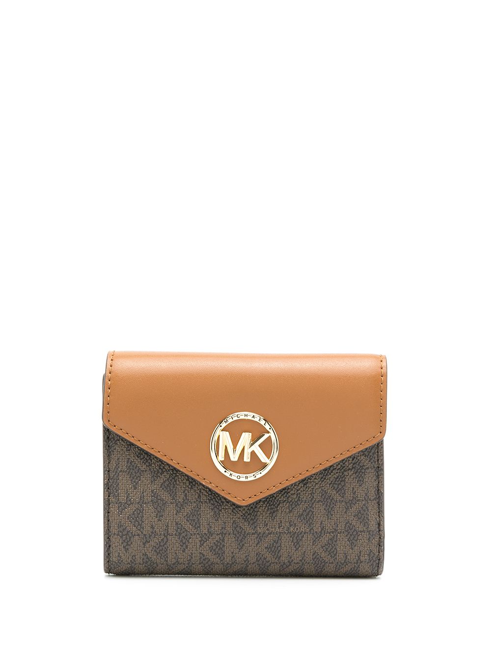 Michael Kors Carmen 经典logo钱包 - 褐色