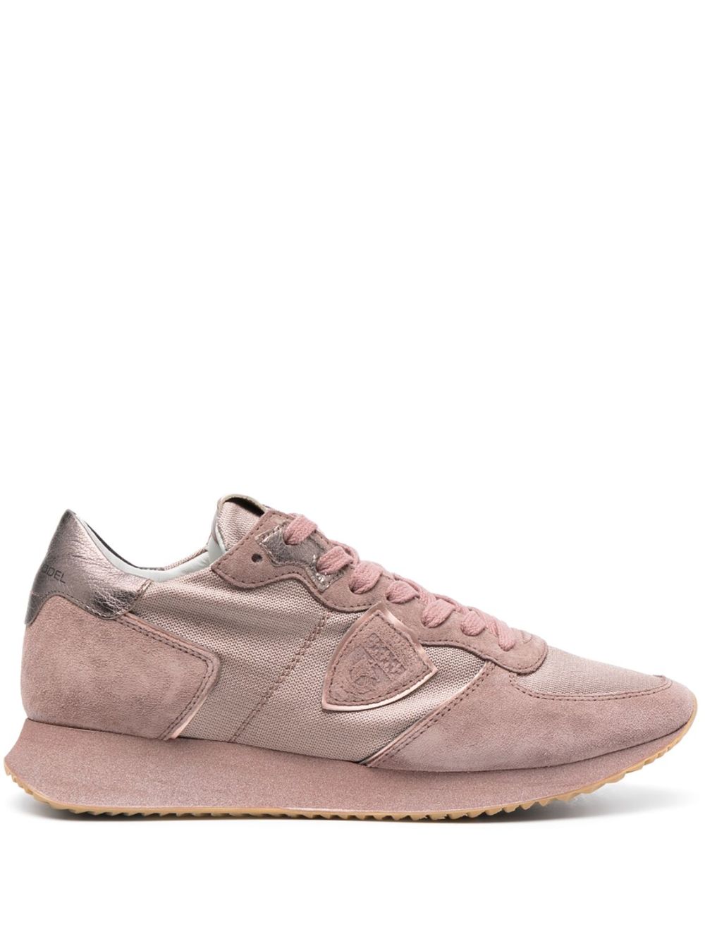Philippe Model Paris TRPX 绒面皮低帮运动鞋 - 粉色
