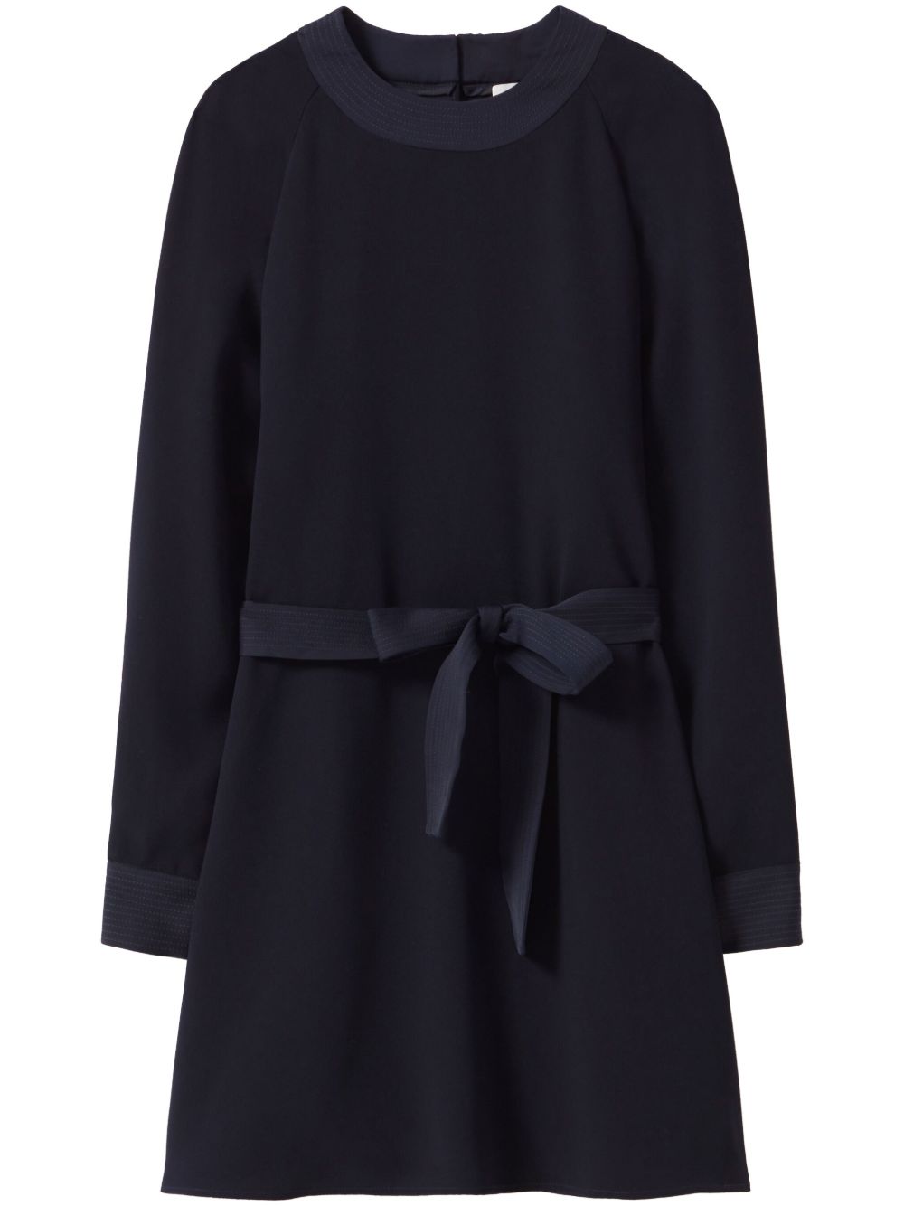 Claudie Pierlot 系带开合迷你连衣裙 - 蓝色