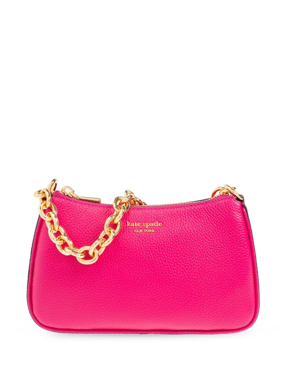Kate Spade Jolie 皮质小号斜挎包 - 粉色