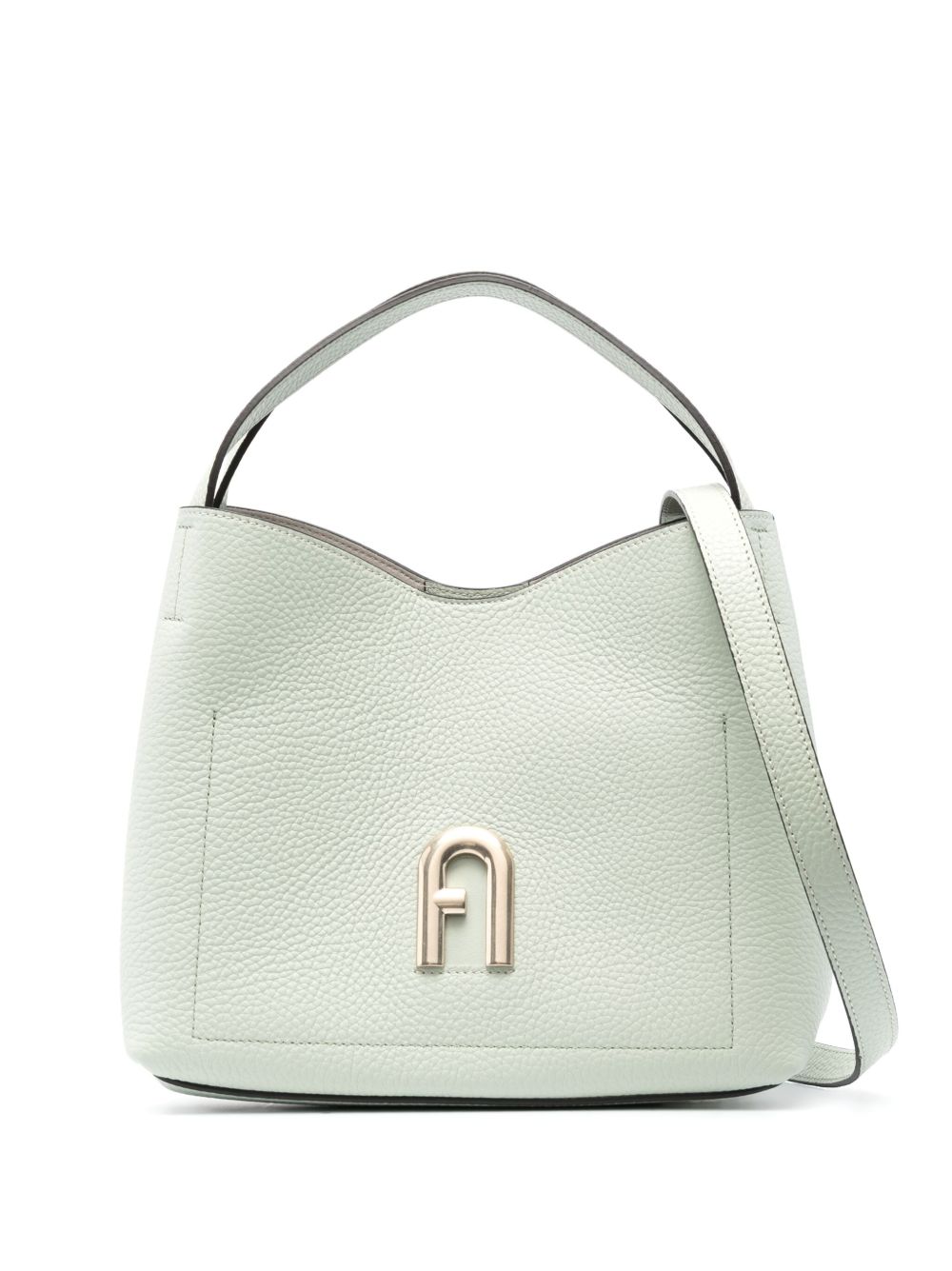 Furla Primula 皮质托特包 - 绿色
