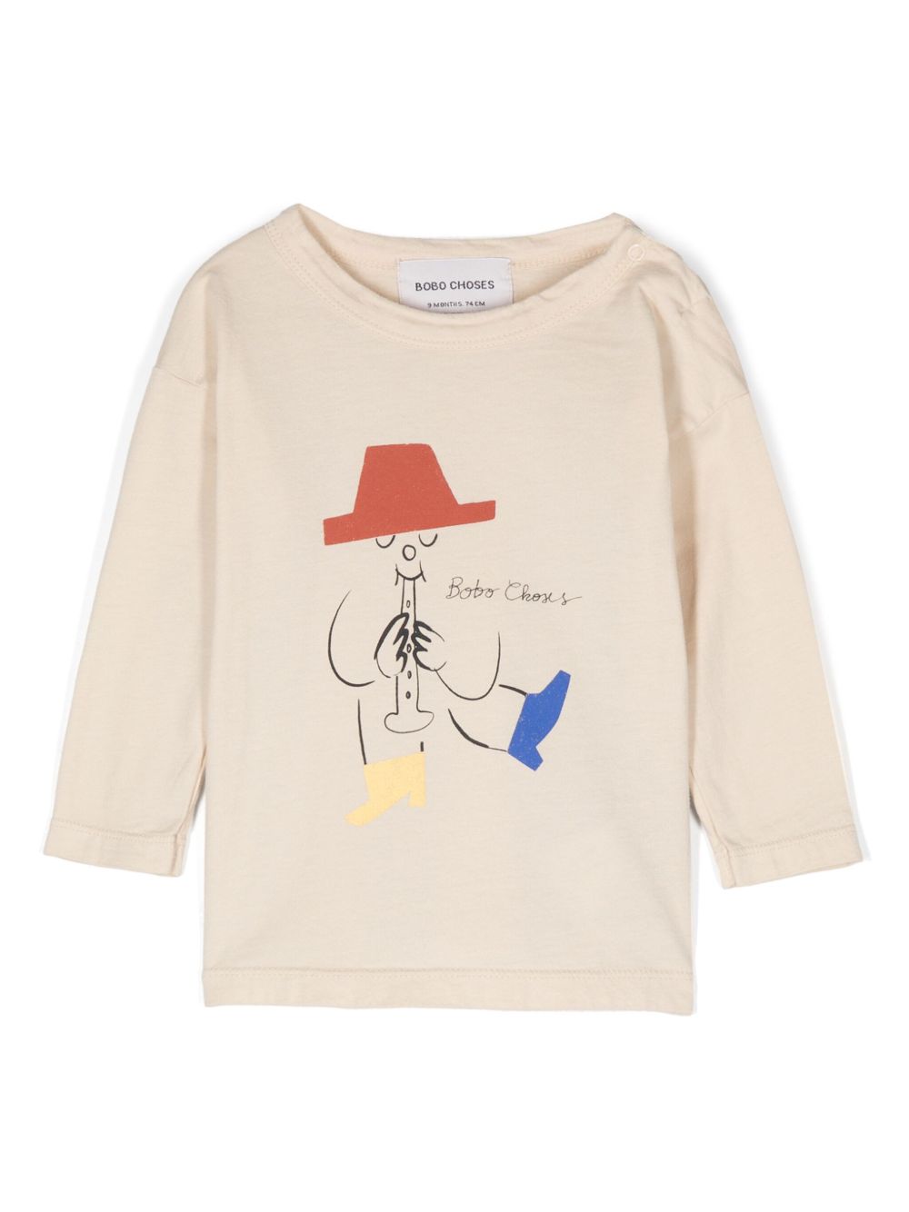 Bobo Choses Magic Flute Player T恤 - 中性色