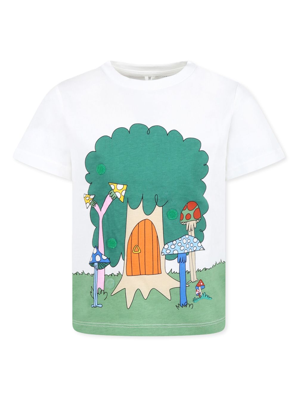 Stella McCartney Kids 印花T恤 - 白色