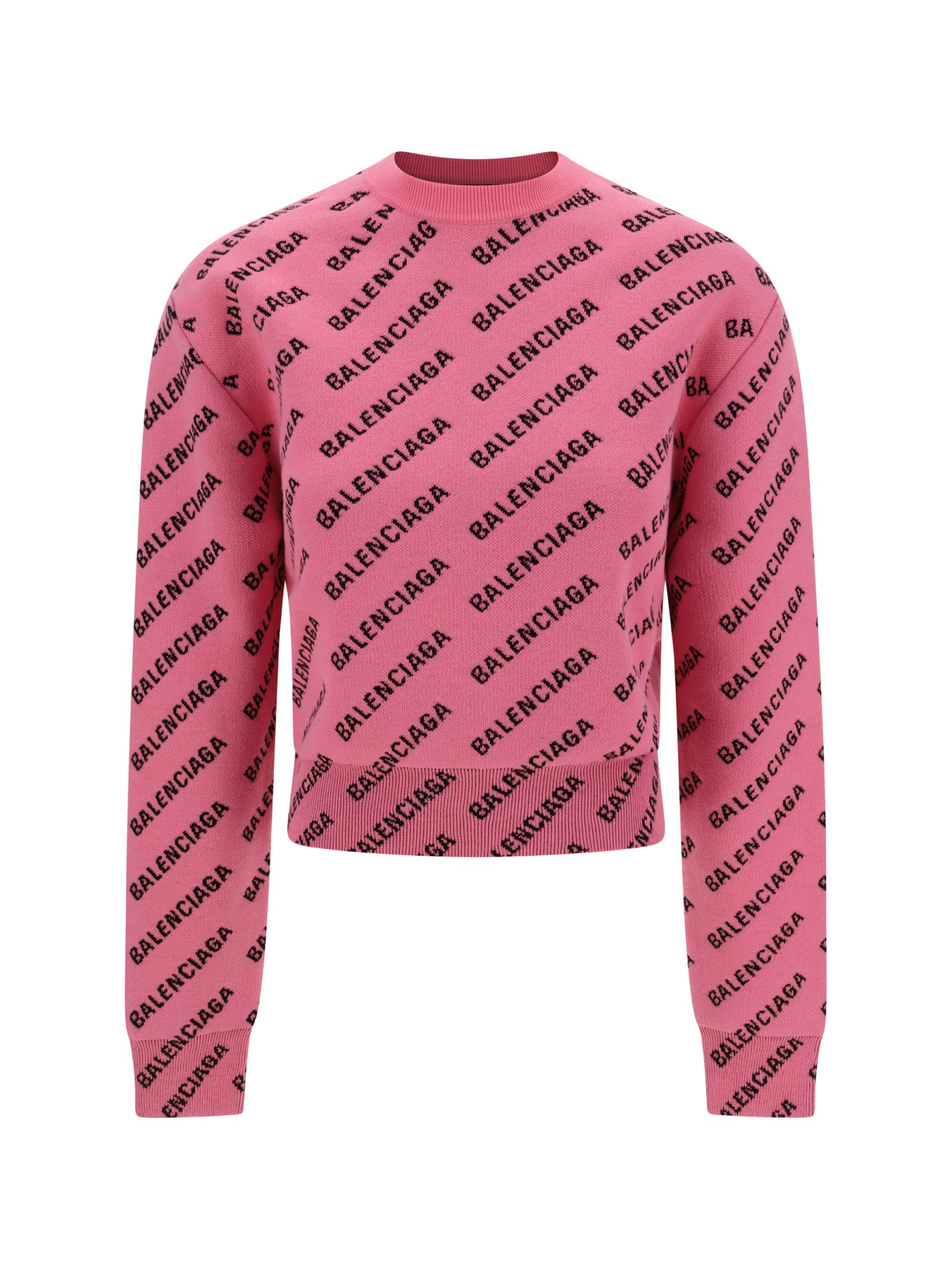 Balenciaga Mini Allover Logo Sweater