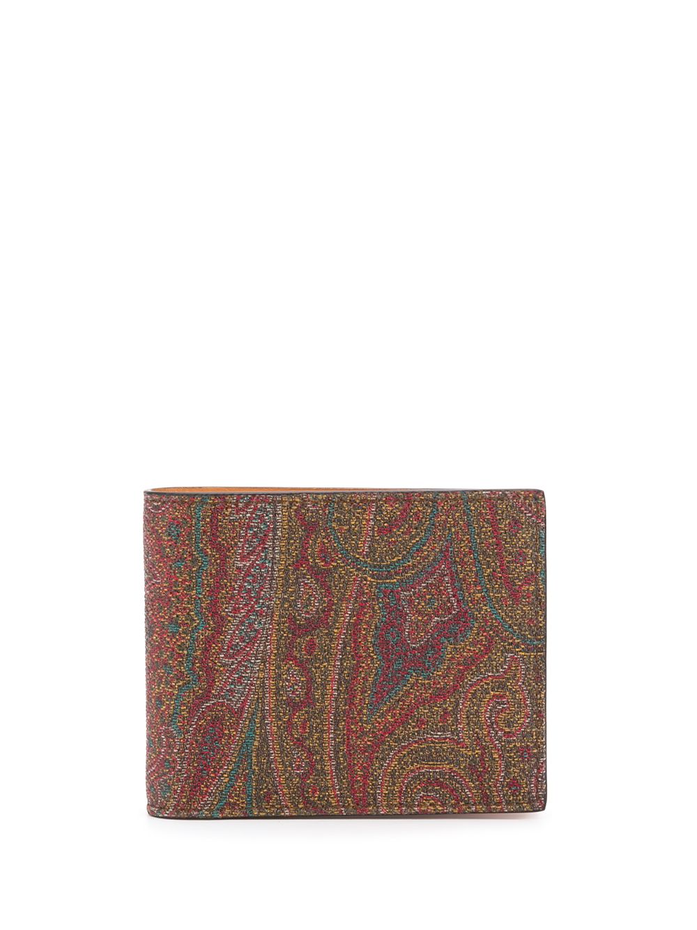 ETRO 佩斯理印花钱包 - 褐色