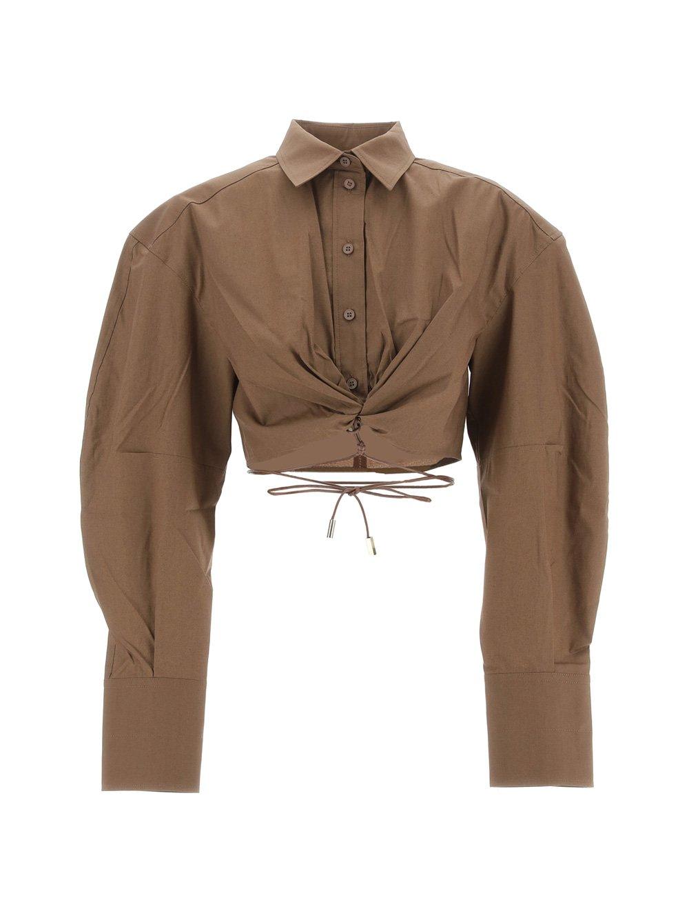 Jacquemus Gathered长袖衬衫
