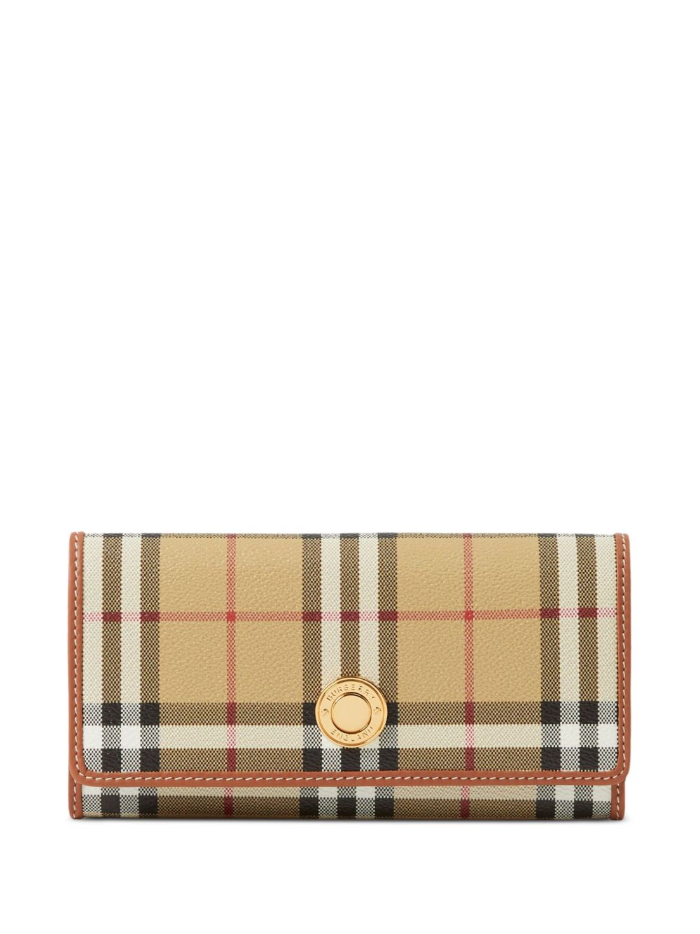 Burberry 经典格纹皮质钱包 - 中性色