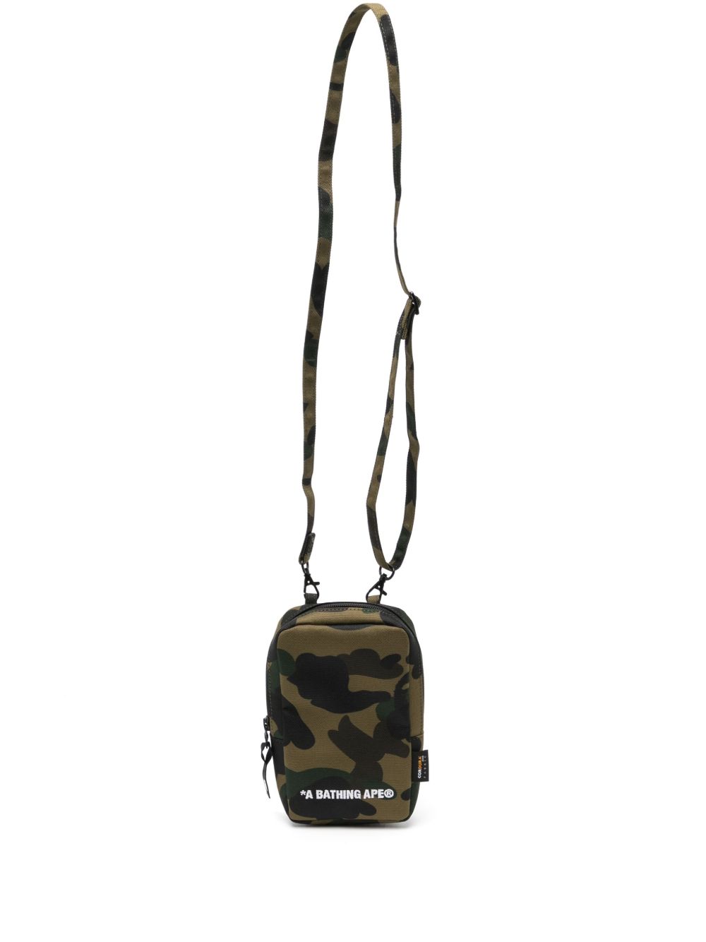 A BATHING APE® 迷彩印花迷你邮差包 - 绿色