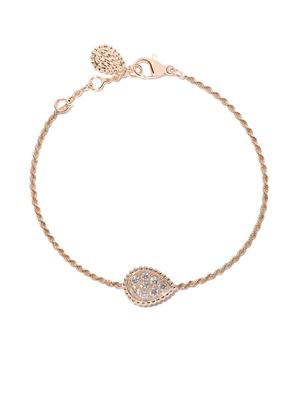 Boucheron Serpent Bohème玫瑰金手链 - 粉色