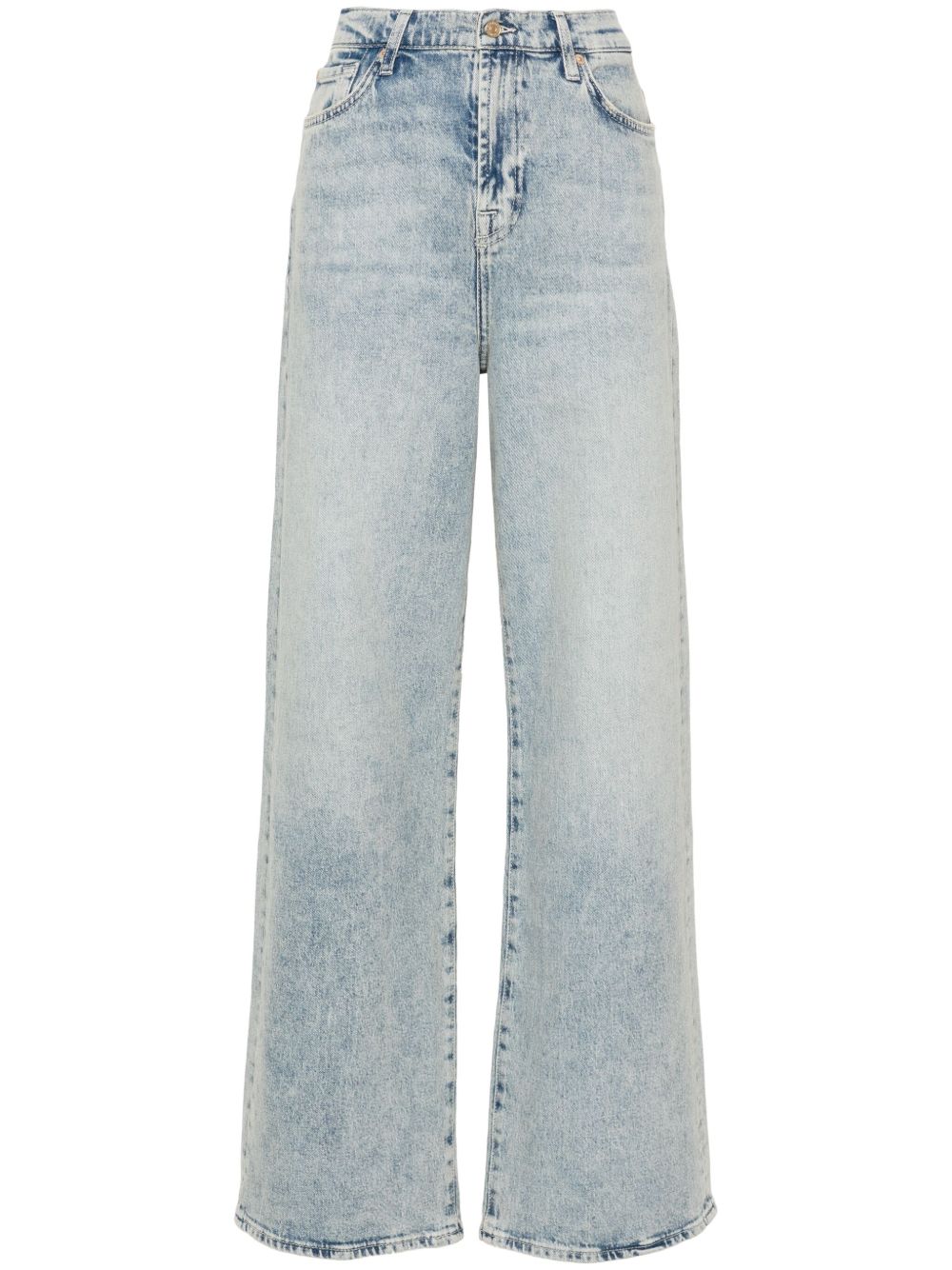 7 For All Mankind Scout 直筒牛仔裤 - 蓝色