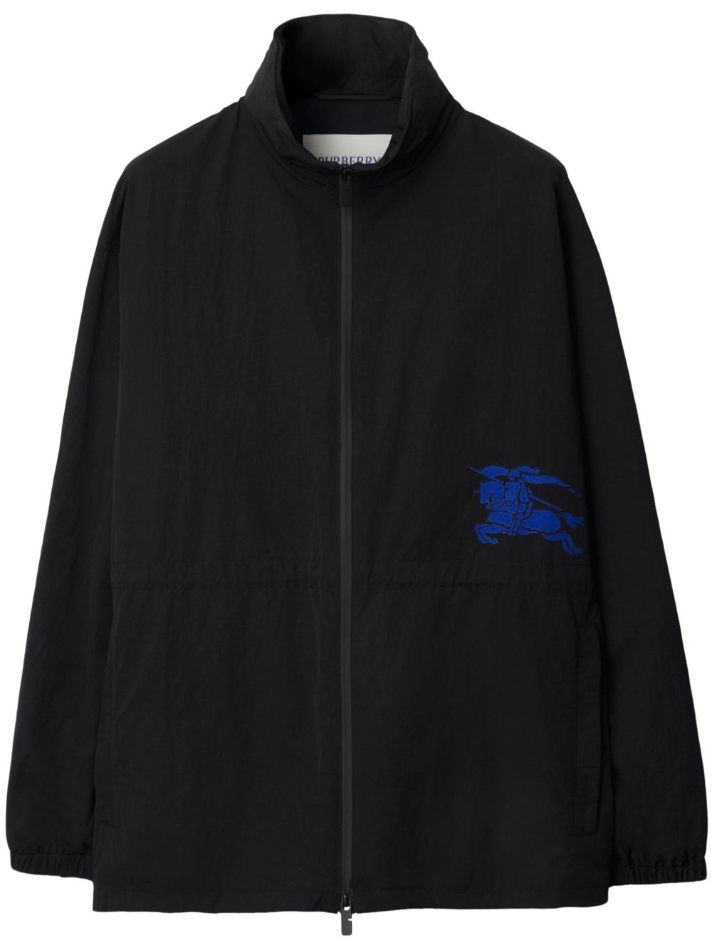 Burberry EDK 贴花连帽夹克 - 黑色