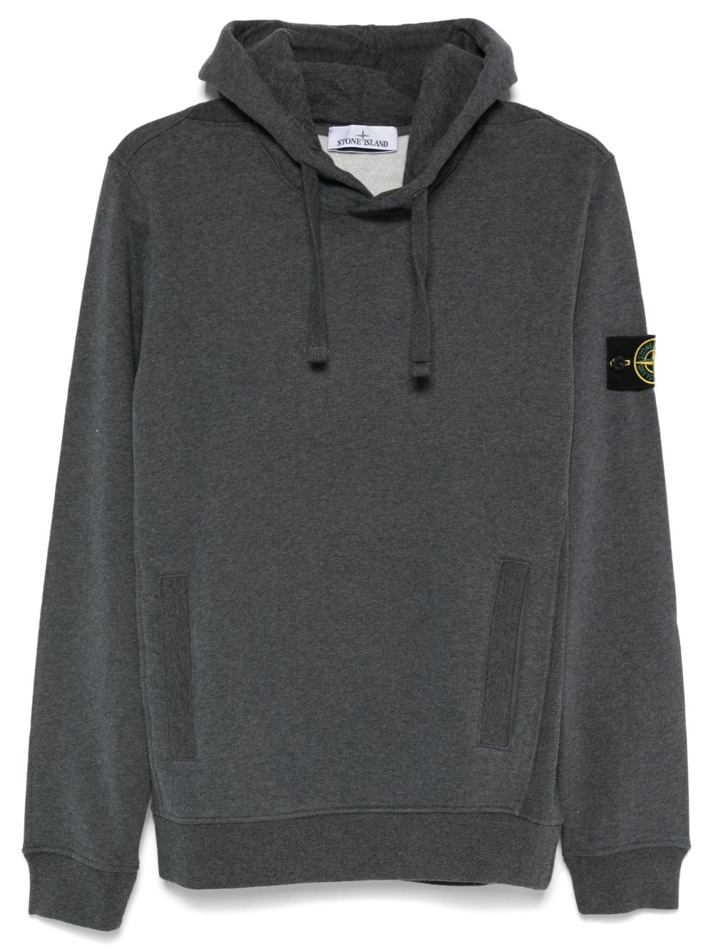 Stone Island 罗盘徽章连帽衫 - 灰色