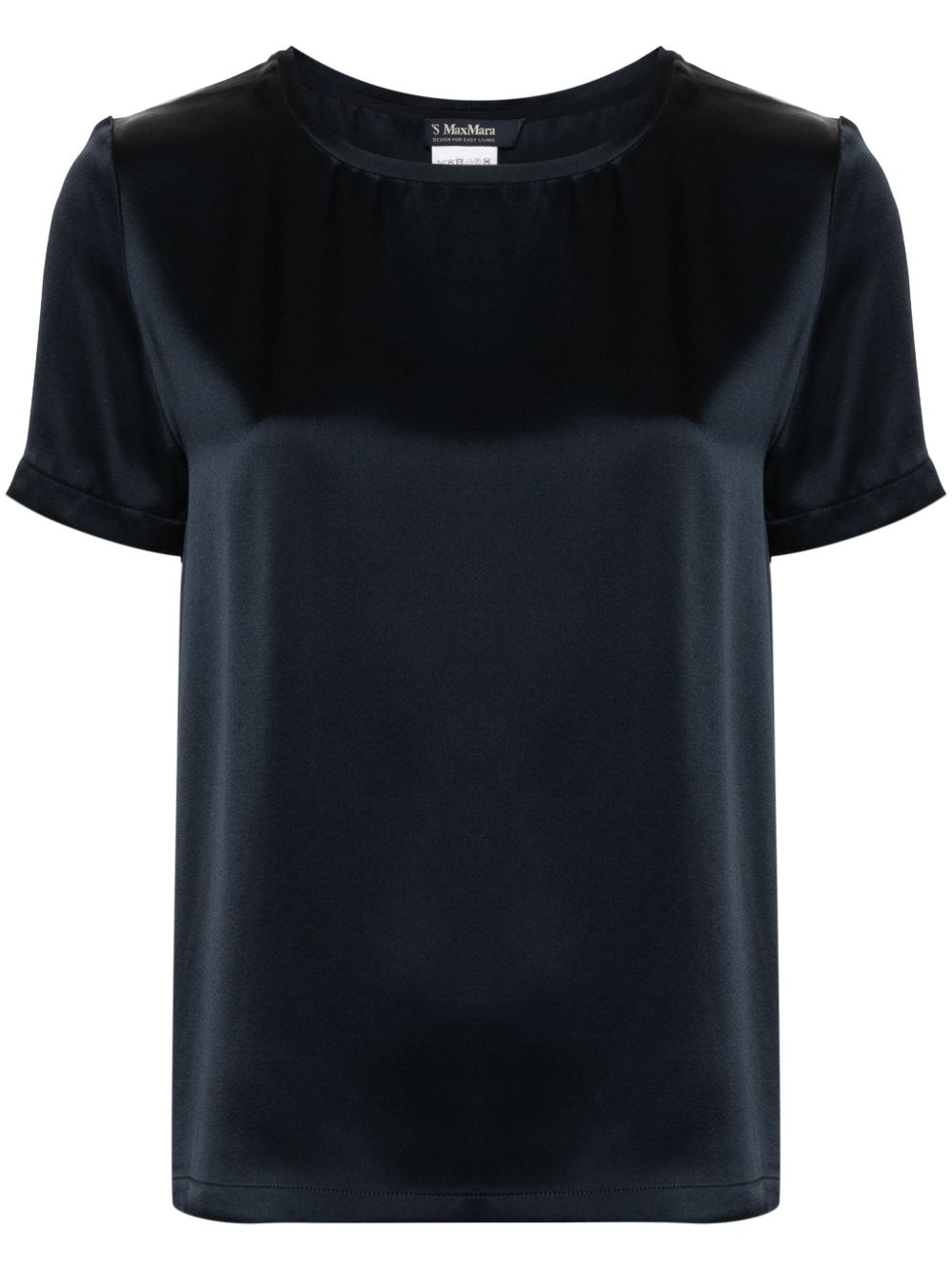 'S Max Mara Rebecca 短袖罩衫 - 蓝色