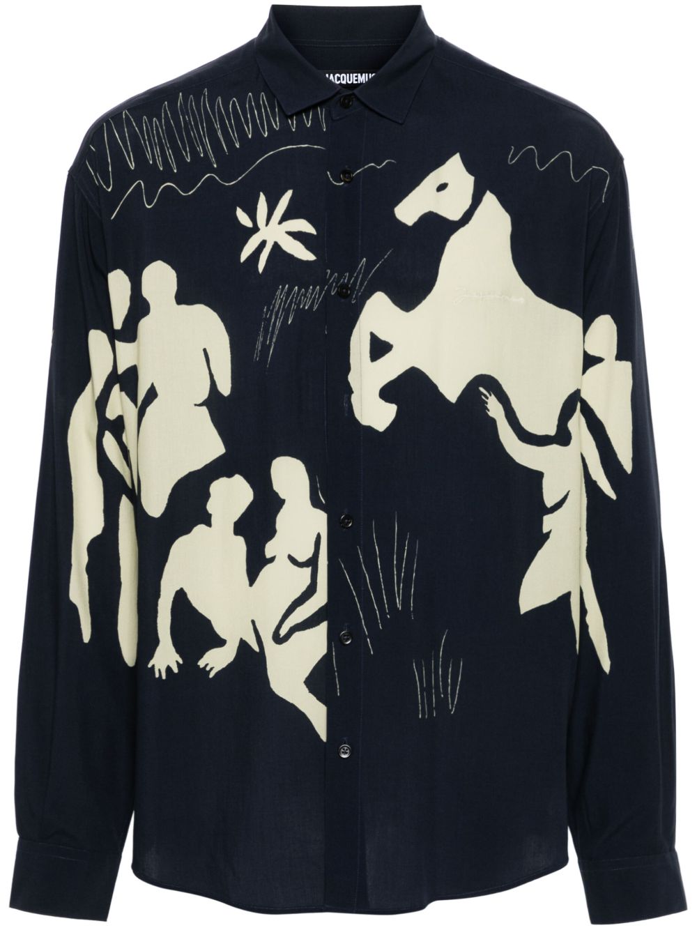 Jacquemus La Chemise Simon 衬衫 - 蓝色