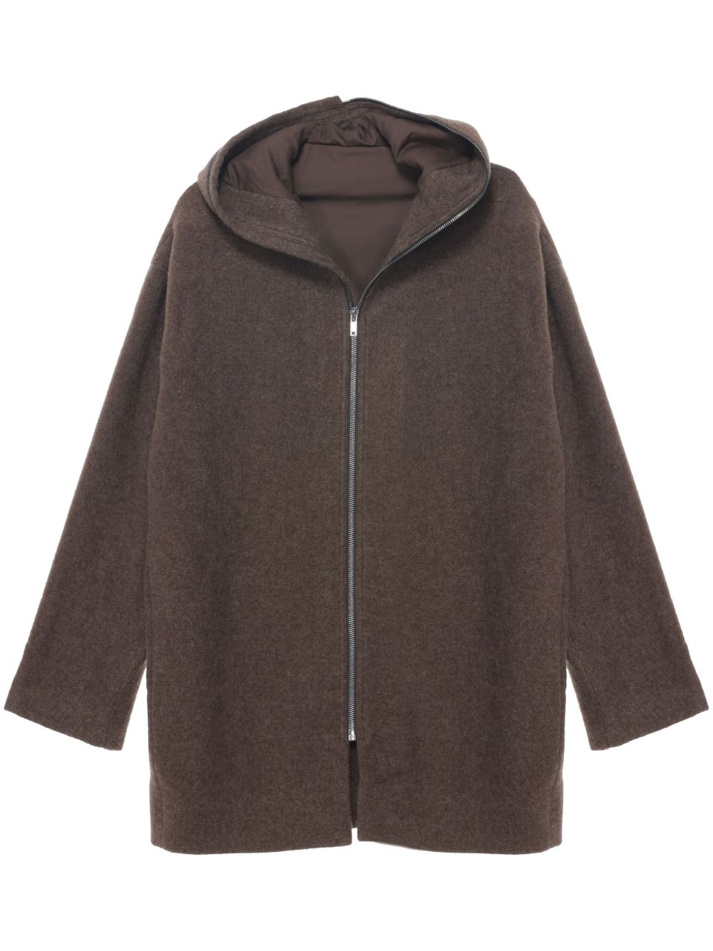 Rick Owens 羊毛外套 - 褐色