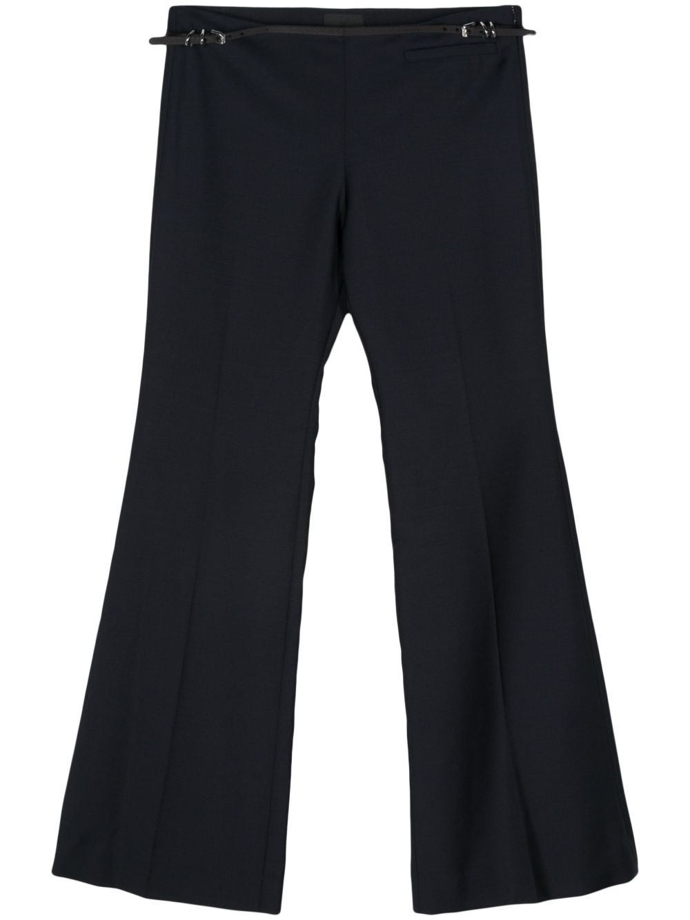 Givenchy Voyou 喇叭裤 - 蓝色