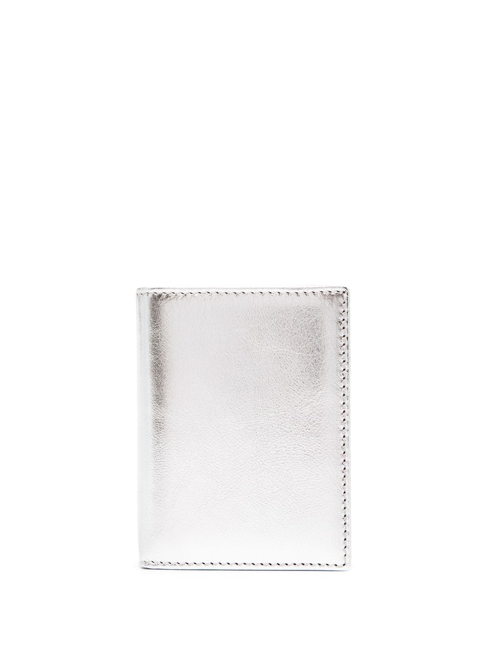 Comme Des Garçons Wallet 金属感对折卡夹 - 银色