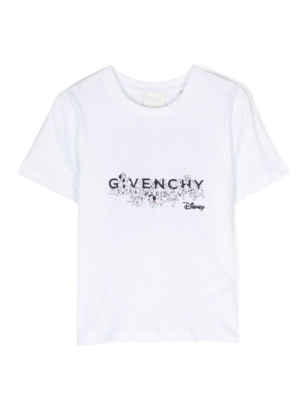 Givenchy Kids Disney logo印花T恤 - 白色