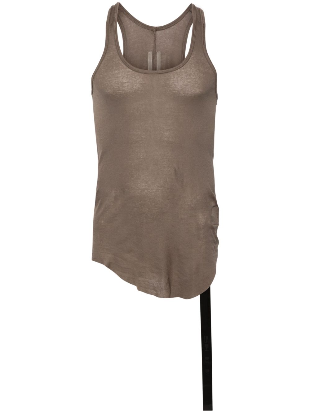 Rick Owens DRKSHDW 长款棉坦克背心 - 褐色