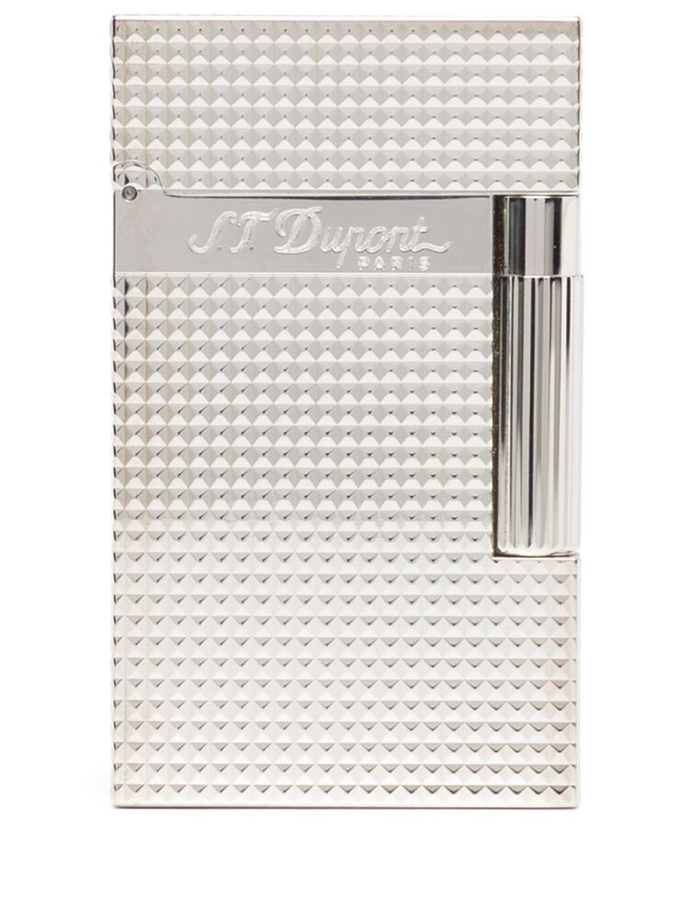S.T. Dupont logo雕刻细节打火机 - 银色