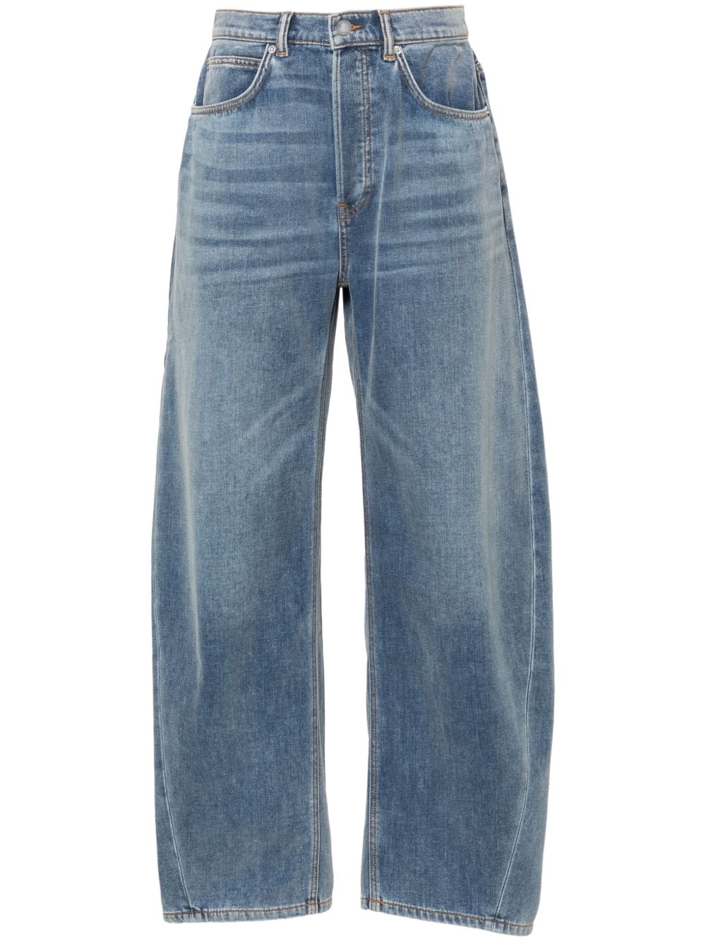Alexander Wang Oversized Rounded 牛仔裤 - 蓝色