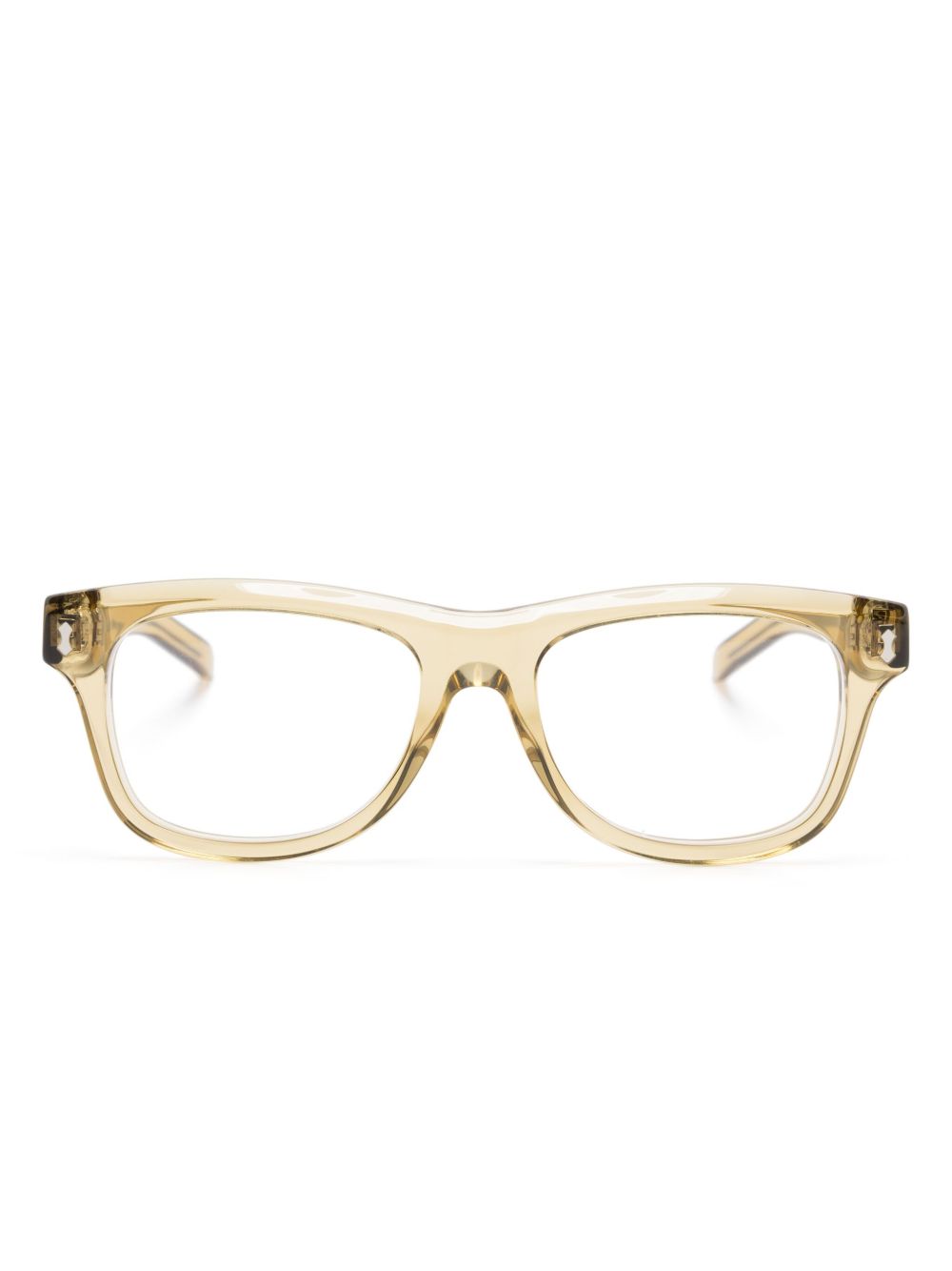Gucci Eyewear 椭圆形框眼镜 - 中性色