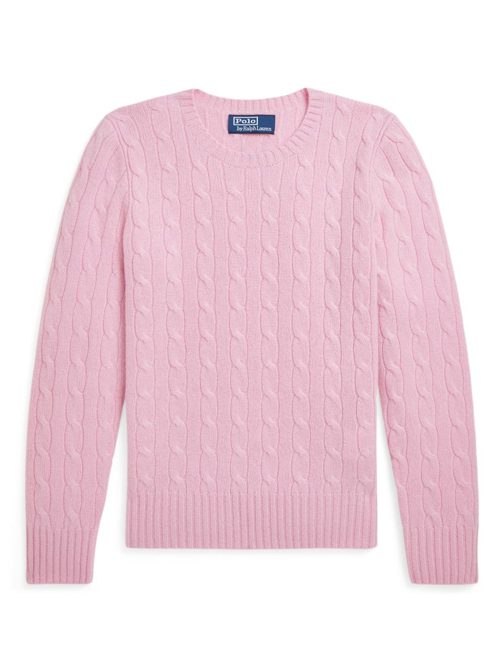 POLO RALPH LAUREN KIDS 粗绞花针织毛衣 - 粉色