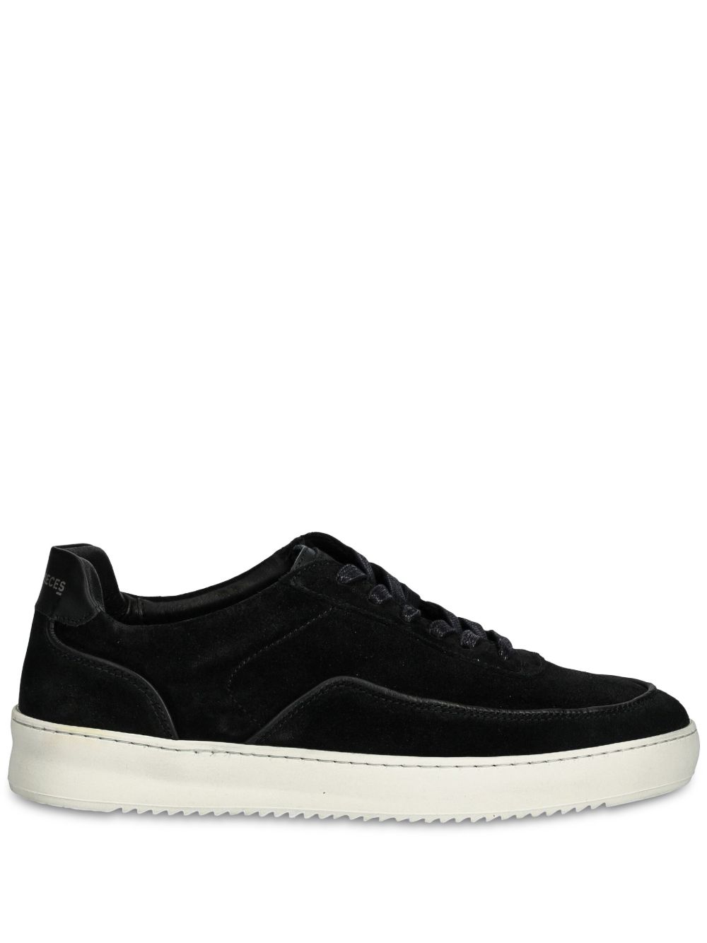 Filling Pieces 绒面皮运动鞋 - 黑色