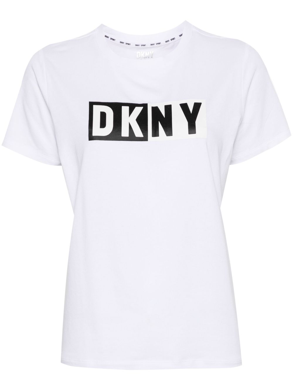 DKNY logo印花T恤 - 白色