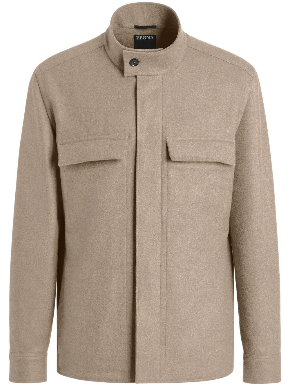 Zegna Oasi 夹克式衬衫 - 中性色