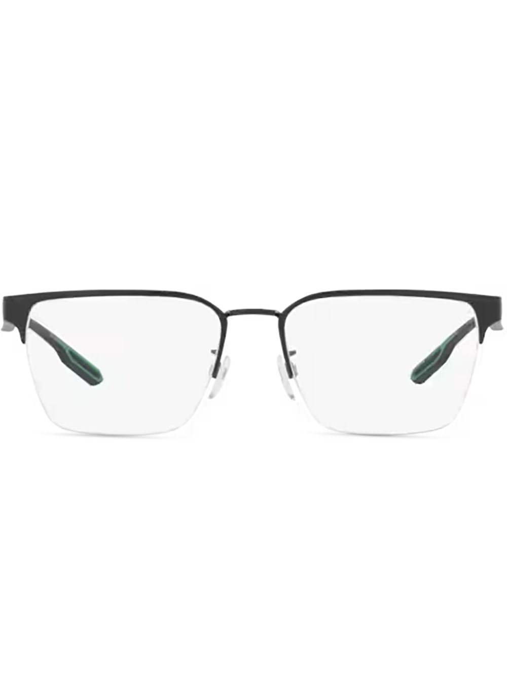 Emporio Armani 方框眼镜 - 黑色