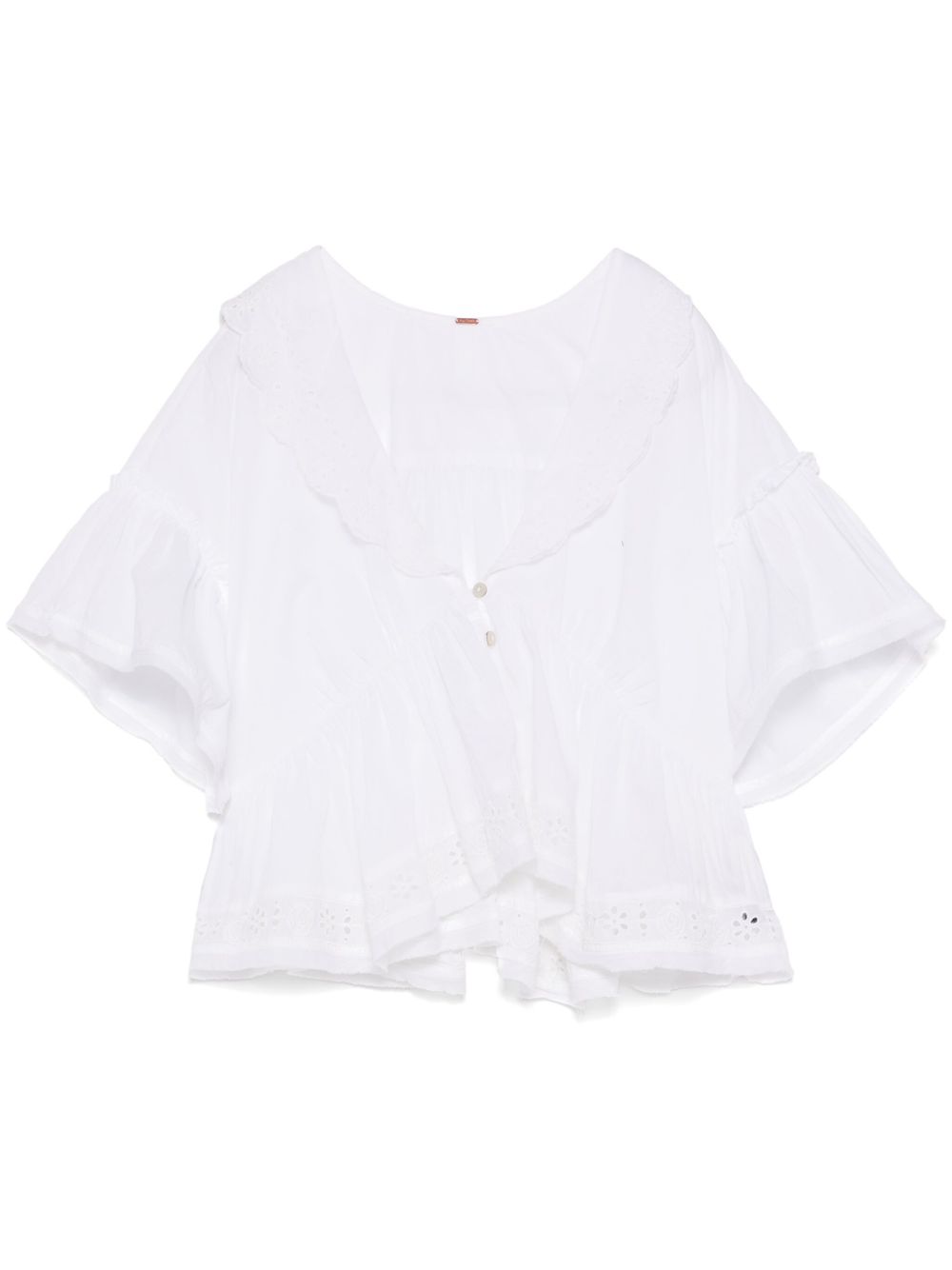 Free People Elle 上衣 - 中性色
