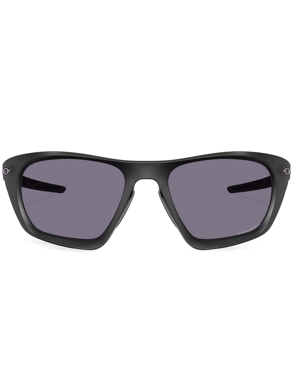 Oakley 雕塑感镜腿哑光太阳眼镜 - 黑色