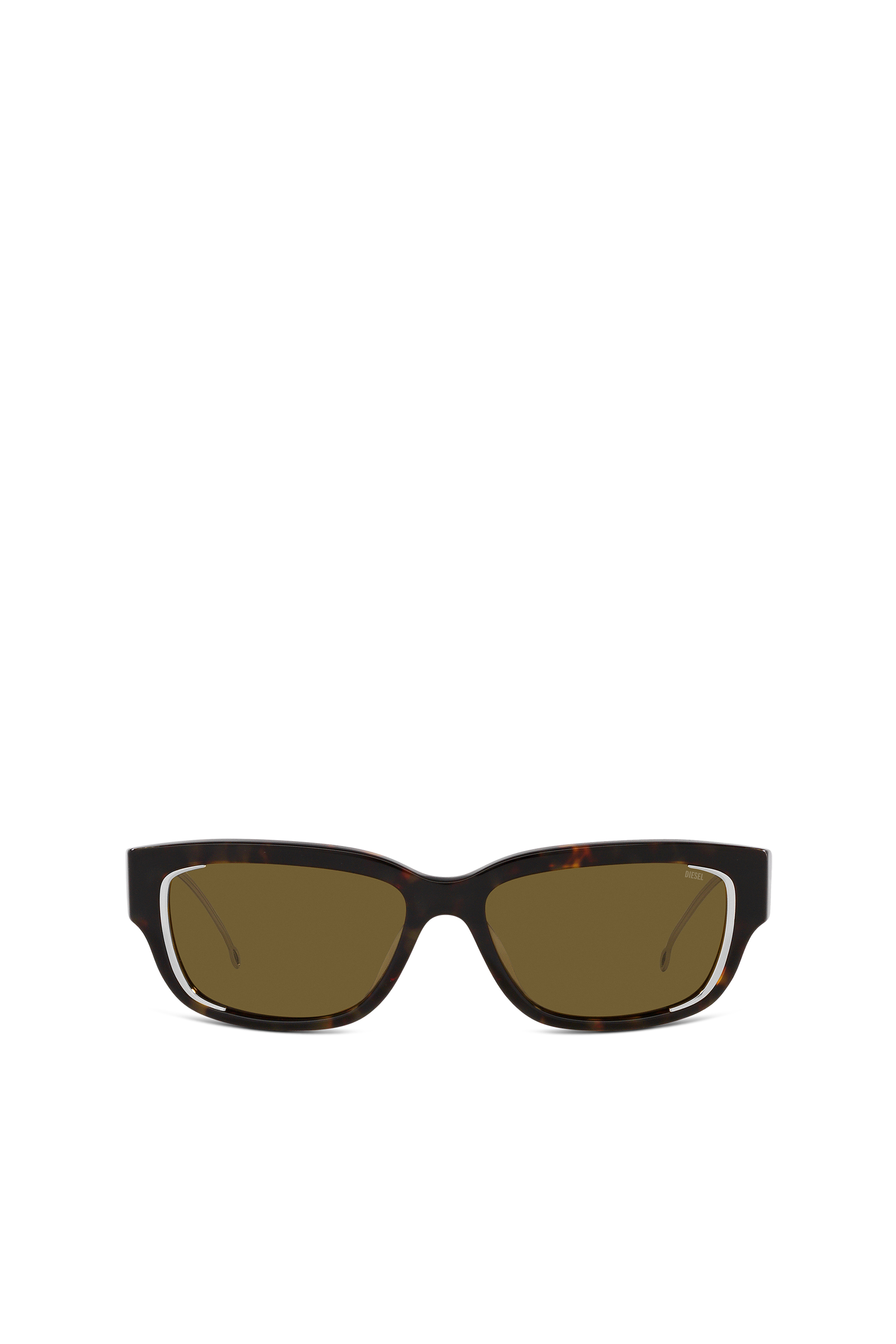 Diesel - Rectangle sunglasses - Sunglasses - Unisex - Brown