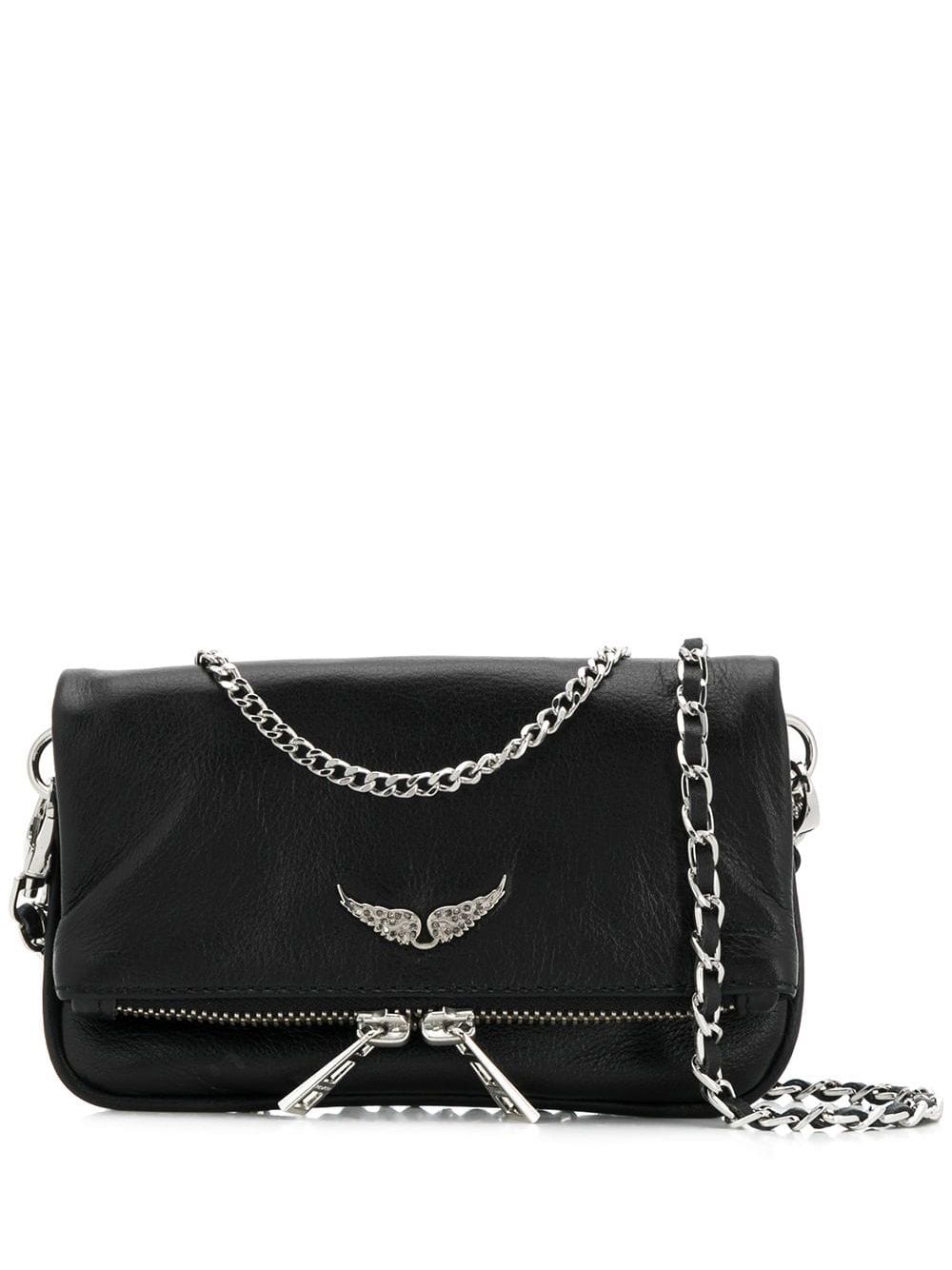 Zadig&Voltaire Rock Nano 斜挎包 - 黑色